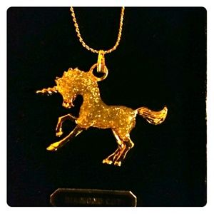 Beautiful GOLD Unicorn Necklace